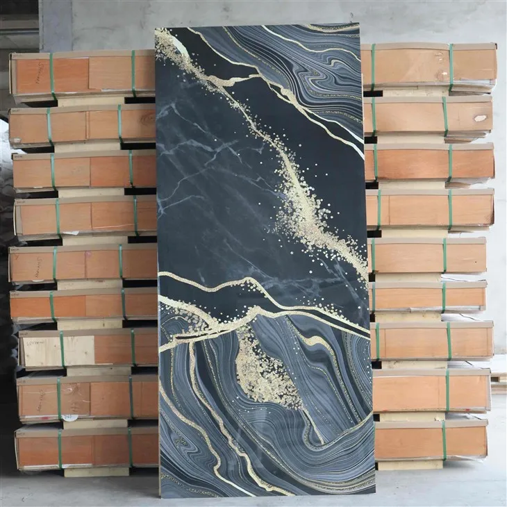 Waterproof Board Easy-to-Clean Install PVC Marble Sheet
