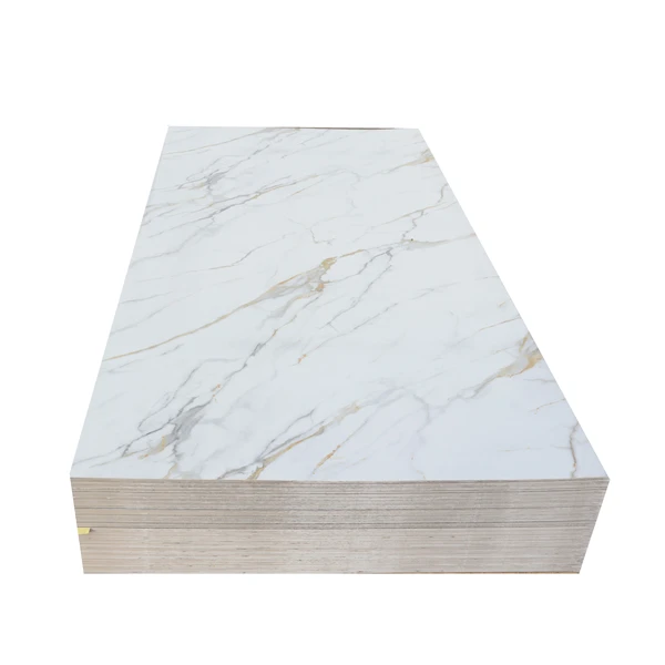 Werkseitig gelieferte hochglänzende PVC-Marmorplatten für die Innendekoration